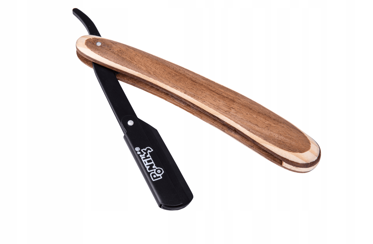 Brzytwa Fryzjerska Do Golenia Na Żyletki + Etui + 100x Derby