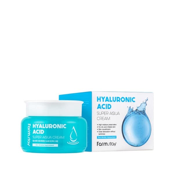 FARMSTAY HYALURONIC ACID SUPER AQUA Krem do twarzy
