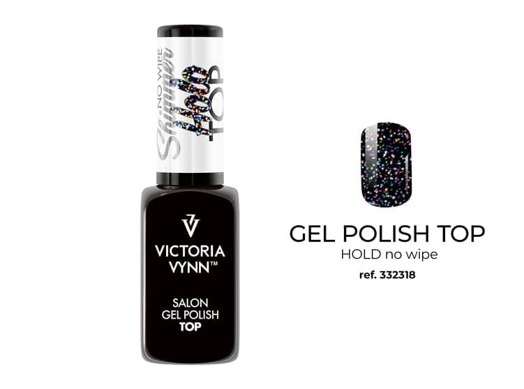 Gel Polish Top Holo Shimmer No Wipe
