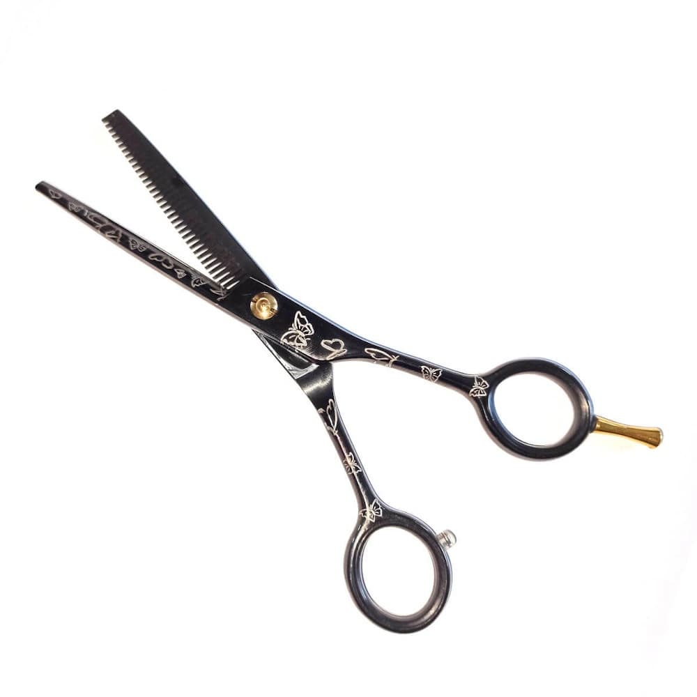 Degażówki fryzjerskie Ice Professional Line Butterfly Black 5,5"
