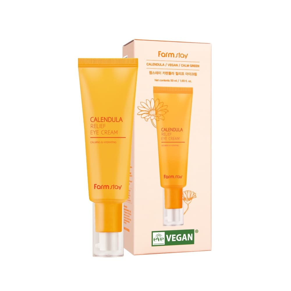 FARMSTAY CALENDULA Relief Eye Cream Lekki krem pod oczy