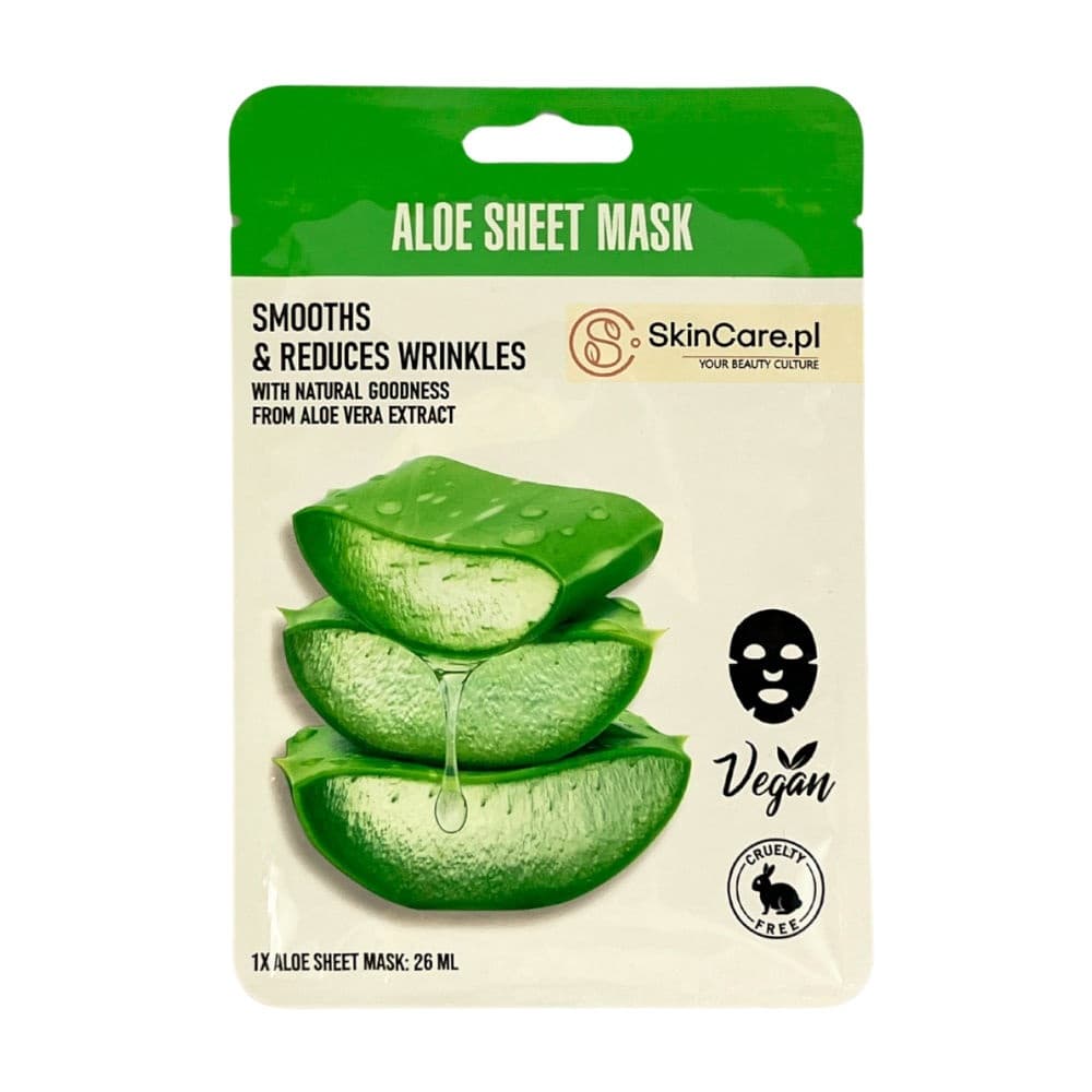 Aloesowa maska do twarzy w plachcie Beauty Ritual SPA