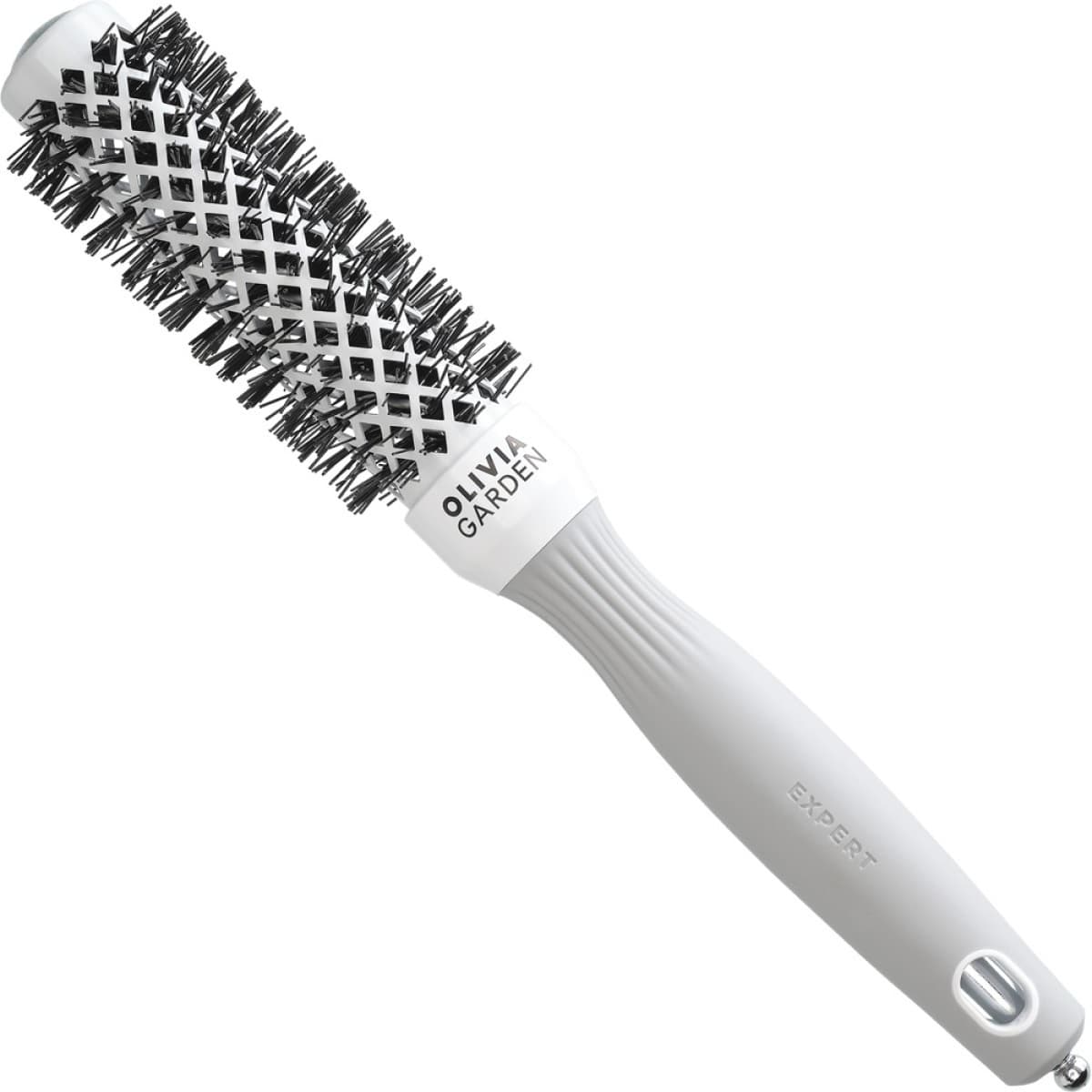 Szczotka Olivia Garden Expert BLOWOUT SHINE White&grey 25mm