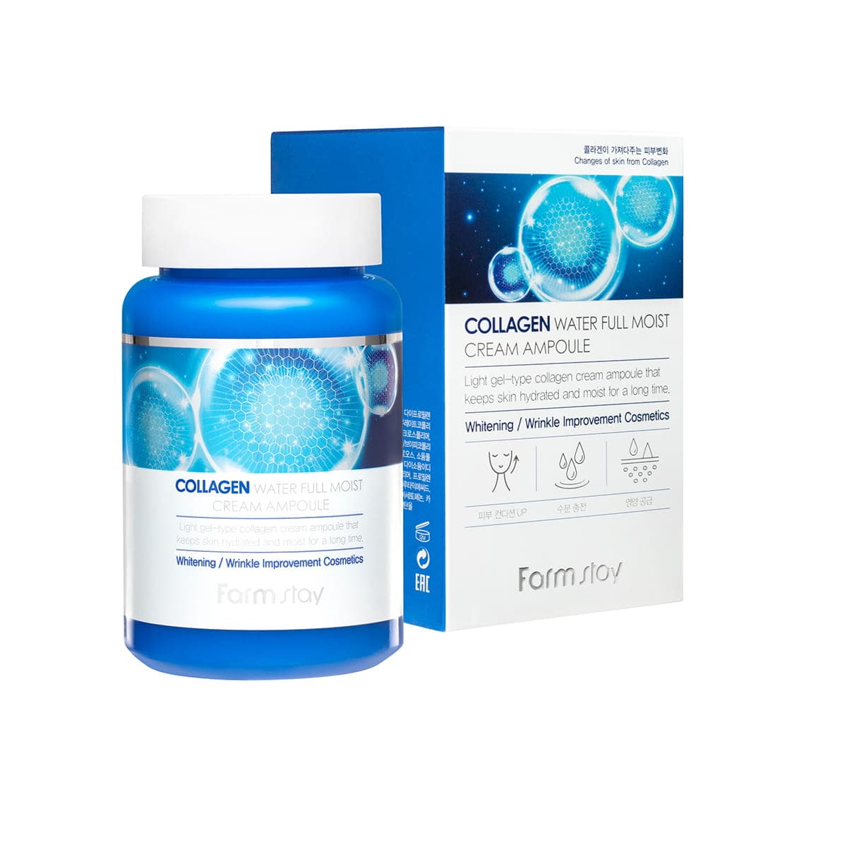 FARMSTAY COLLAGEN Koreańska ampułka do twarzy z kolagenem