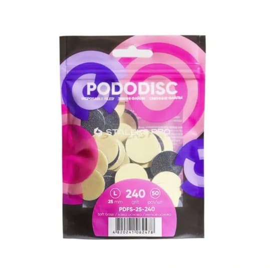 Wymienne pilniki białe na miękkiej bazie do dysku do pedicure PODODISC L EXPERT 240 grit