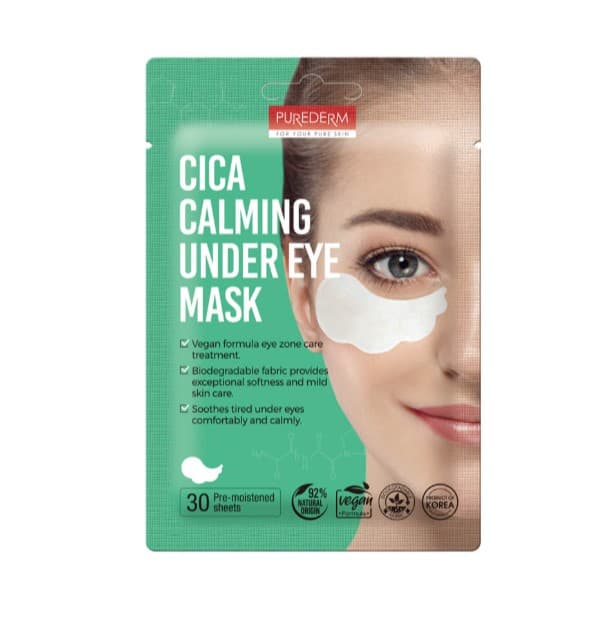 Wegańskie płatki pod oczy cica calming