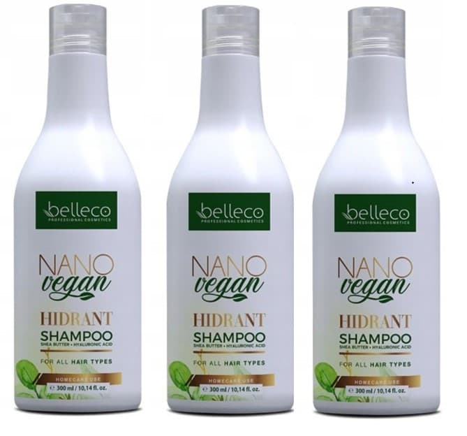 Zestaw Belleco Szampon Nawilżający Nano Vegan