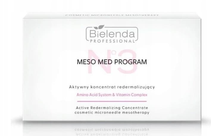 Bielenda Professional Aktywny koncentrat redermalizujący z aminokwasami do mezoterapii mikroigłowej