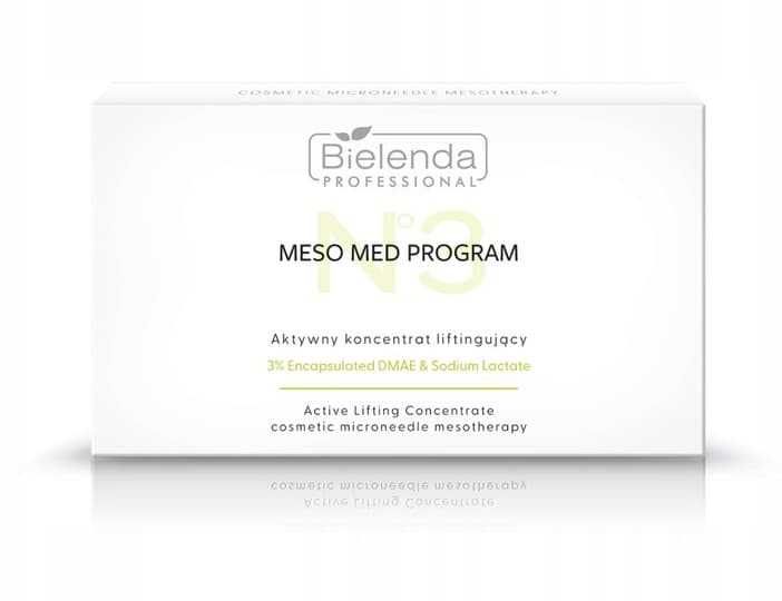 Bielenda Professional Aktywny koncentrat liftingujący do mezoterapii mikroigłowej z 3% enkapsułkowanym dmae