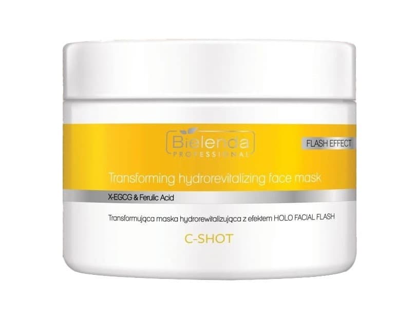 Bielenda Professional C-SHOT Transformująca maska hydrorewitalizująca efekt HOLO FACIAL FLASH