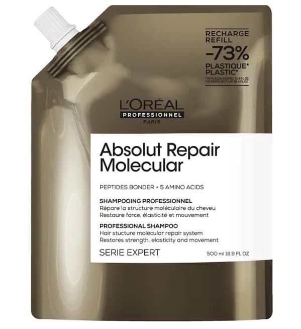PROFESSIONNEL ABSOLUT REPAIR MOLECULAR REFILL Wzmacniający szampon do włosów zniszczonych