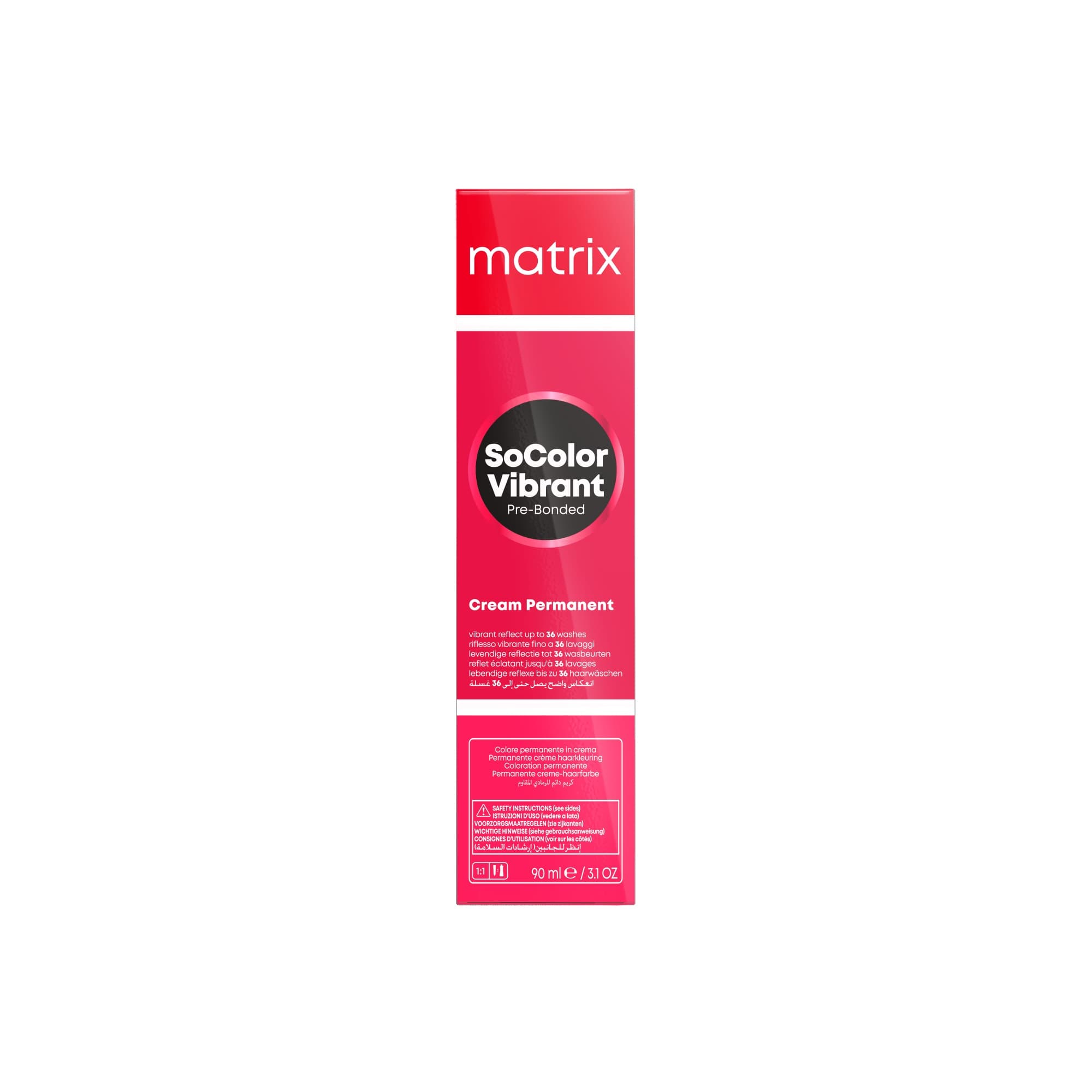 SOCOLOR PRE-BONDED CREAM PERMANENT Trwała farba do włosów - 6RC
