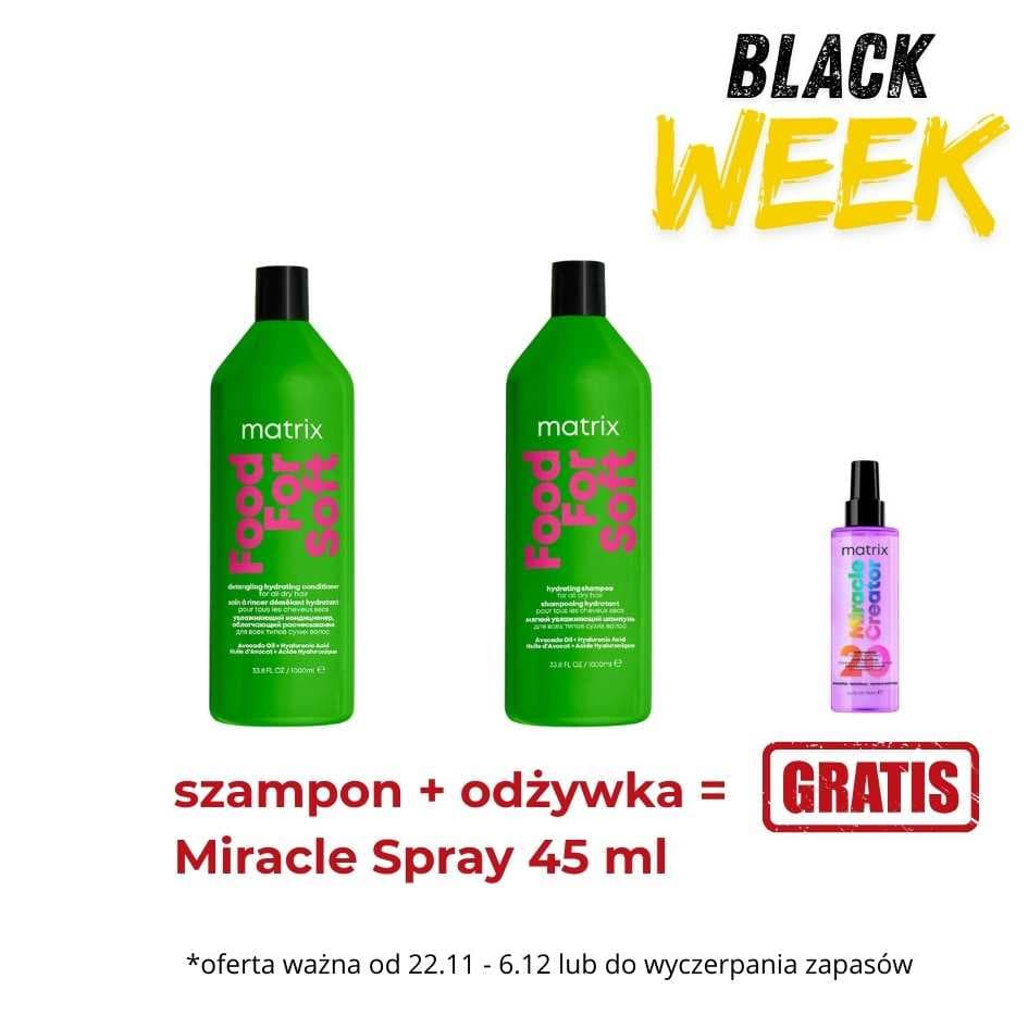 Zestaw Food For Soft szampon+odżywka GRATIS Miracle Creator