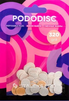 Wymienne pilniki białe do pedicure dysku PODODISC XS EXPERT 320 grit ()