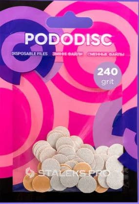 Wymienne pilniki białe do pedicure dysku PODODISC XS EXPERT 240 grit ()
