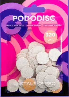 Wymienne pilniki białe do pedicure dysku PODODISC S EXPERT 320 grit ()