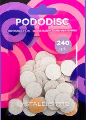 Wymienne pilniki białe do pedicure dysku PODODISC S EXPERT 240 grit ()