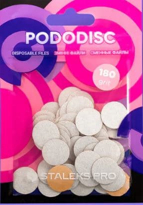 Wymienne pilniki białe do pedicure dysku PODODISC S EXPERT 180 grit ()