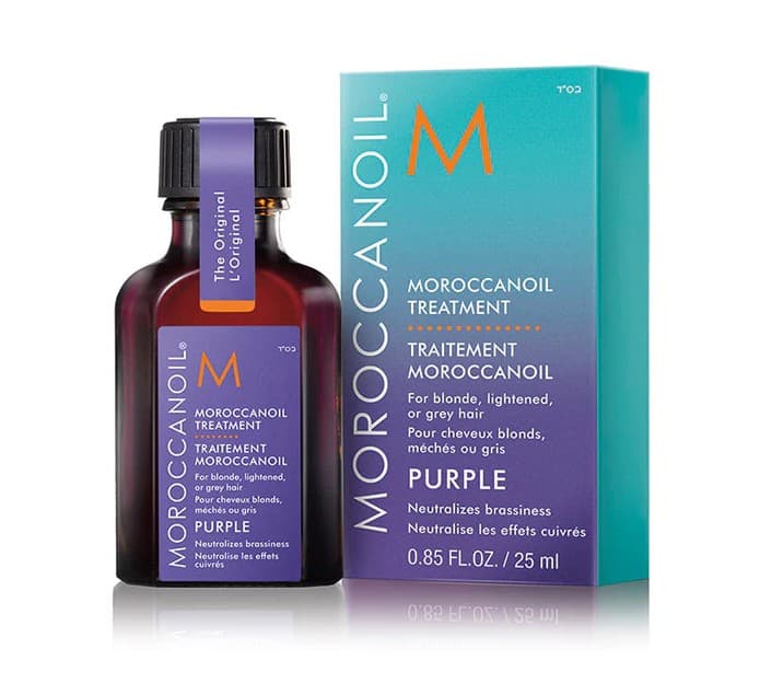 PURPLE TREATMENT Tonujący olejek do włosów blond i siwych