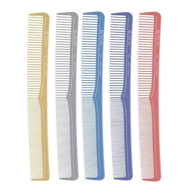 Nylon Cutting Metallic Colours Profesjonalny grzebień fryzjerski