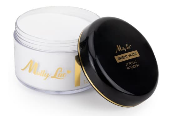 Puder akrylowy do paznokci MollyLac Acrylic Powder Bright White