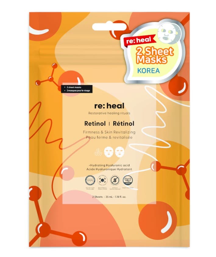2-Sheet Face Mask Retinol Maseczki w płachcie, ()