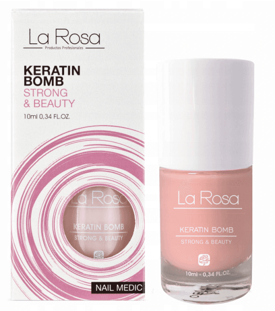 STRONG & BEAUTY Odżywka keratynowa do paznokci KERATIN BOMB