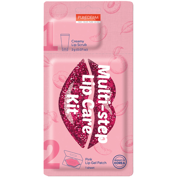 Dwuetapowa pielęgnacja ust: kremowy peeling i żelowa maseczka+