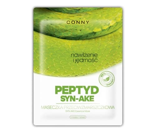 Maska wzbogacona syntetycznymi peptydami jadu węża SYN-AKE
