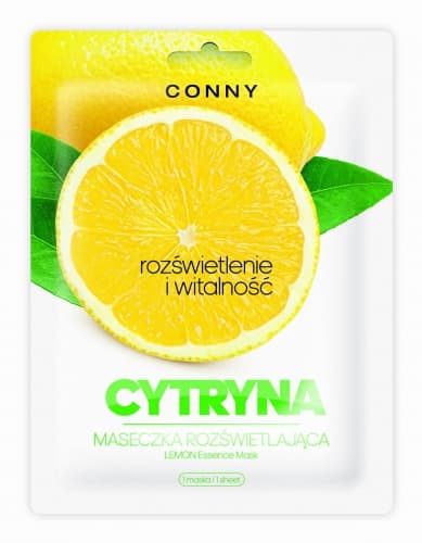 Rozświetlająca koreańska maska na twarz CYTRYNA
