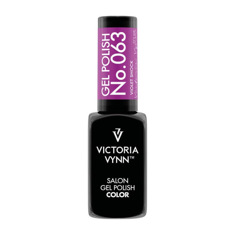 Gel Polish Color Lakier hybrydowy 063 Violet Shock