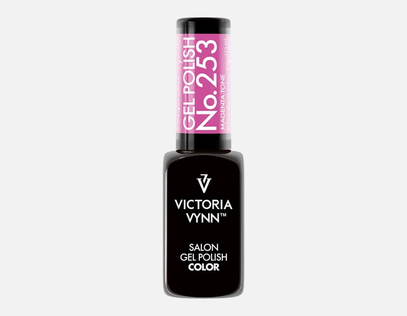 Gel Polish Color Lakier hybrydowy 253 Magenta Tone