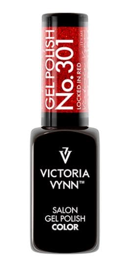 Gel Polish Color Lakier hybrydowy 301 Locked In Red