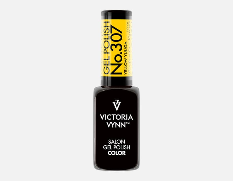 Gel Polish Color Lakier hybrydowy 307 Yellow Yuuga