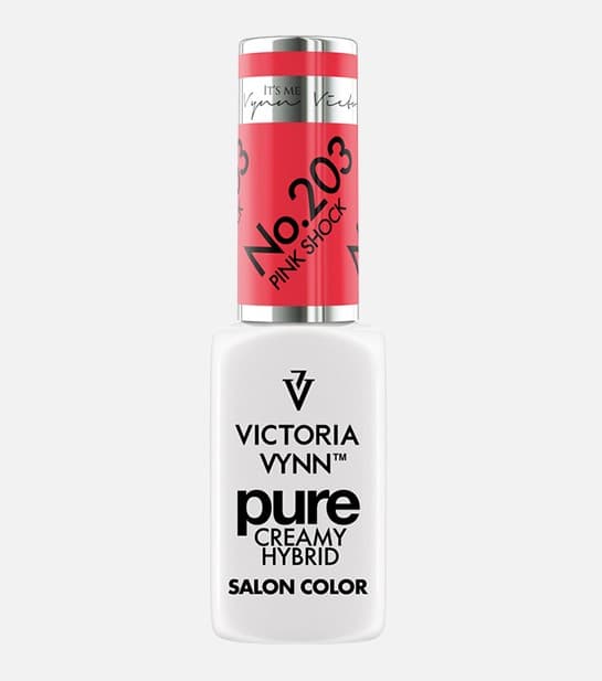 Pure Creamy Hybrid Lakier hybrydowy 203 Pink Shock