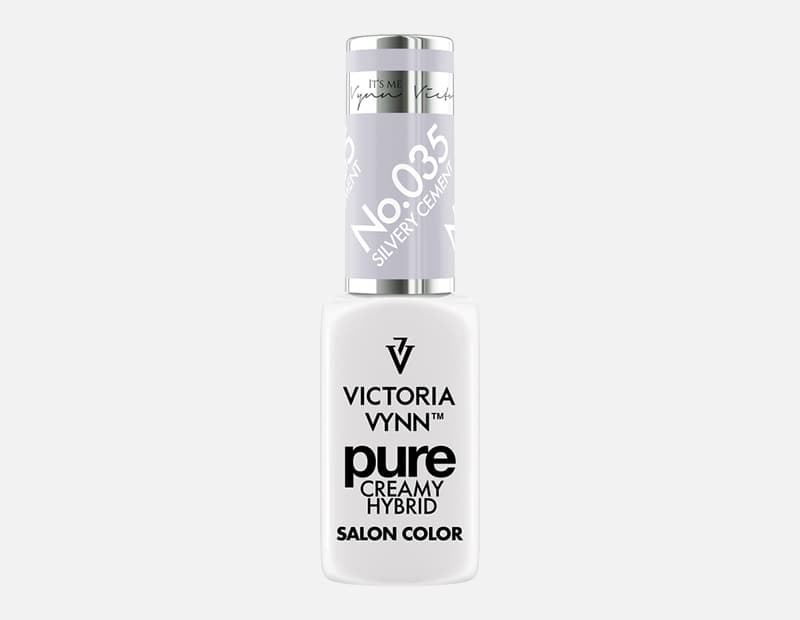 Pure Creamy Hybrid Lakier hybrydowy 035 Silvery Cement
