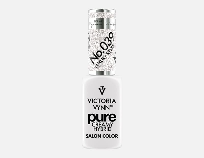 Pure Creamy Hybrid Lakier hybrydowy 039 Luxury Silver