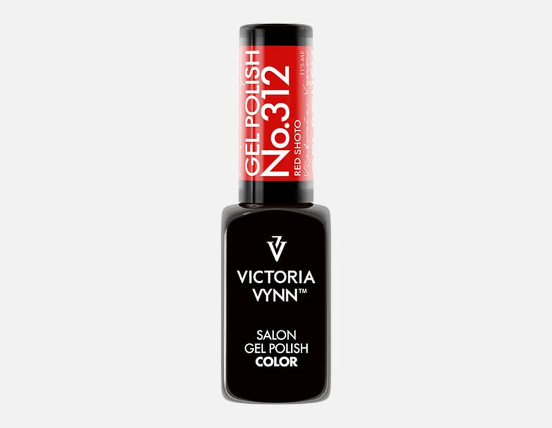 Gel Polish Color 312 Red Shoto Lakier hybrydowy