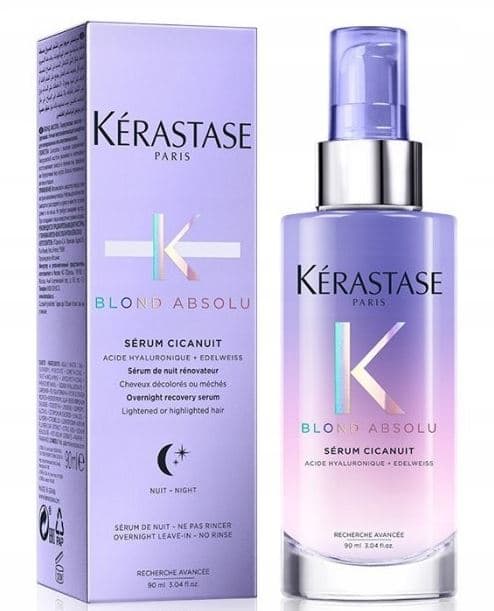 Blond Absolu serum na noc z kwasem hialuronowym do włosów blond
