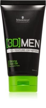 Professional 3D MEN mocno utrwalający żel do włosów