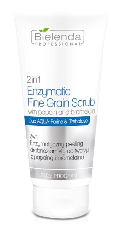 Enzymatyczny peeling drobnoziarnisty z papainą i bromelainą