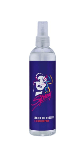 Lakier do włosów spray bardzo mocny z atomizerem