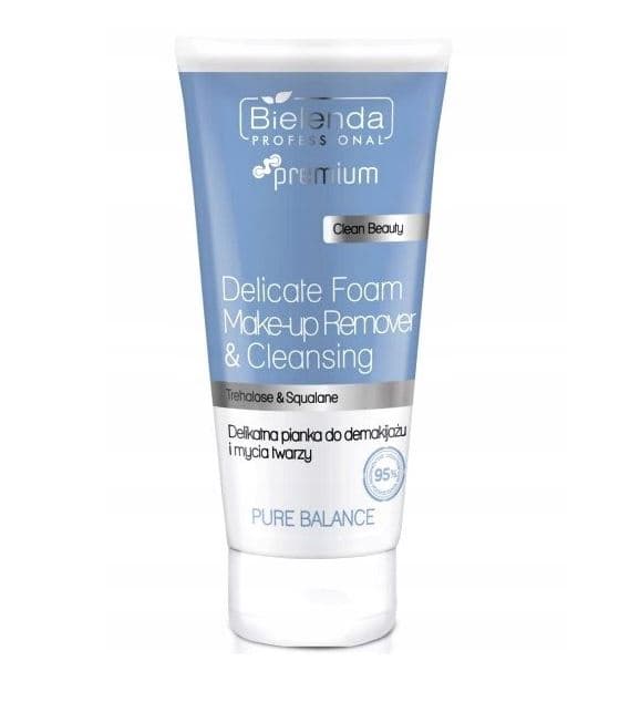 Bielenda Professional Pure Balance Delikatna pianka do demakijażu i mycia twarzy