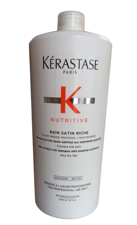 Nutritive Bain Satin Riche Wzbogacona kąpiel odżywcza do włosów grubych