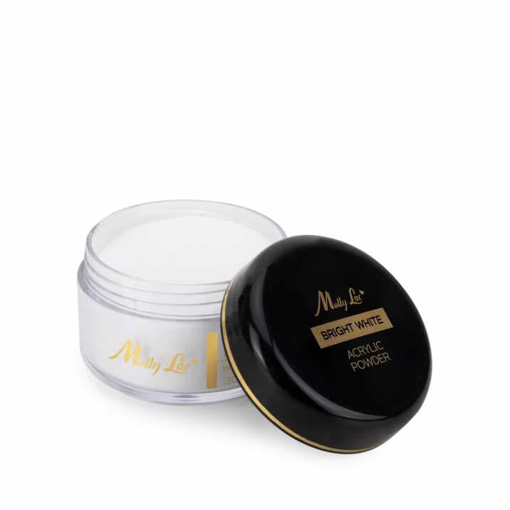 Puder akrylowy do paznokci MollyLac Acrylic Powder Bright White
