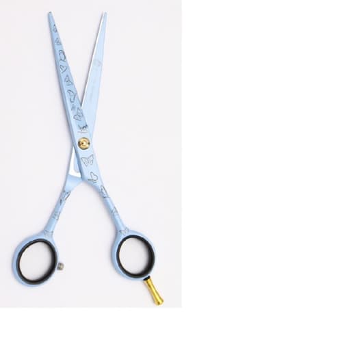 Nożyczki fryzjerskie ICE Professional Butterflies Line, rozmiar, 6" Baby Blue