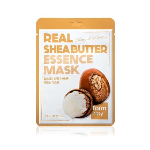 Farmstay Real Shea Butter Essence Mask - Maska z Ekstraktem z Masła Shea