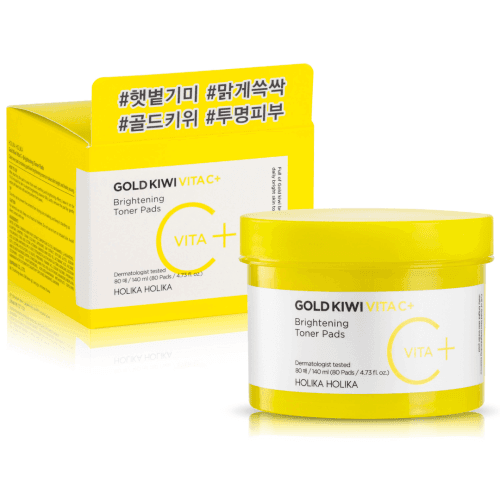 Gold Kiwi Vita C Plus Brightening Toner Pad - Rozjaśniając i tonujące płatki do twarzy z witaminą C