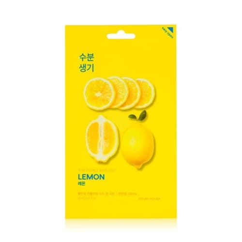 Pure Essence Mask Sheet Lemon - Maska rozjaśniająca i redukująca wydzielanie sebum w płachcie z ekstraktem z cytryny