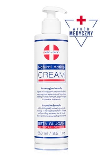 Krem Beta Skin Natural Active Cream Azs, Łuszczyca, Nawilżenie